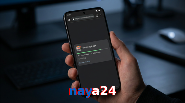 Main screen of Naya24 apk page for PK players